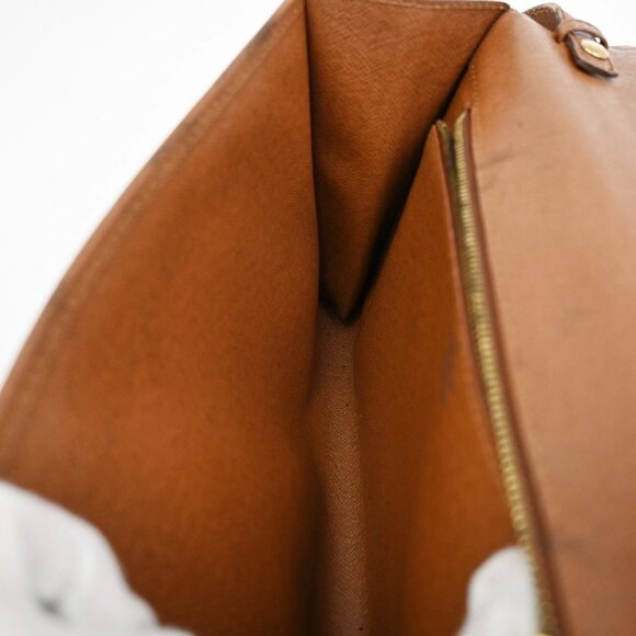 LOUIS VUITTON Bordeaux 2Way Shoulder Clutch Bag Monogram Leather - Picture 14 of 16